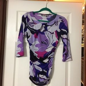 Sexy J Lo Twist Front Top Sz Small